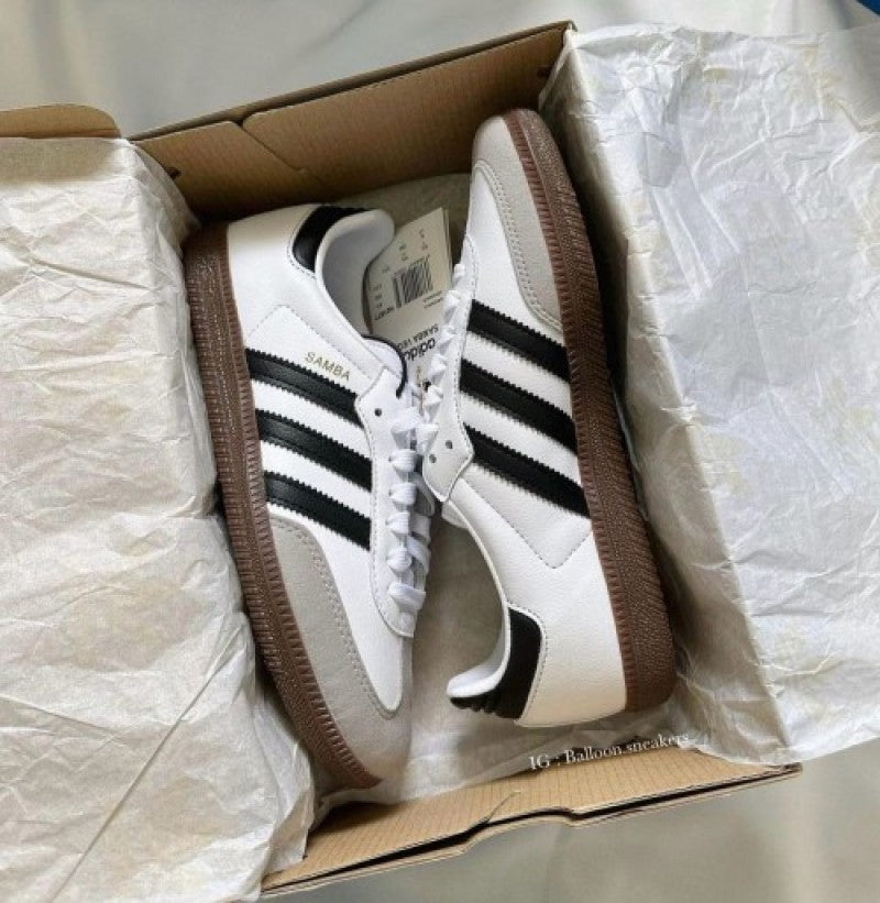 adi das amba samba white mens