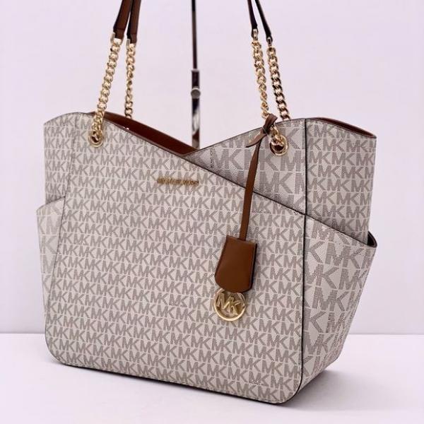 Michael  kors jet set travel tote bag with duat bag (M9819 biege