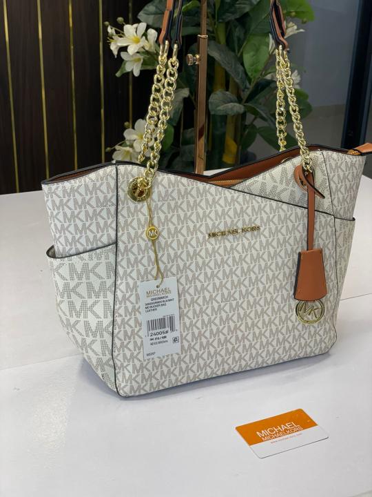 Michael  kors jet set travel tote bag with duat bag (M9819 biege
