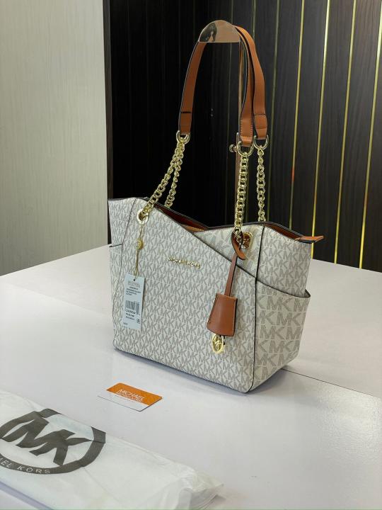 Michael  kors jet set travel tote bag with duat bag (M9819 biege