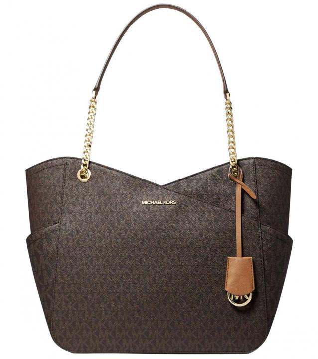 Michael  kors jet set travel tote bag with dust bag (m9819 coffe brown)