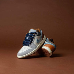 NIk ee Air Jordan 1 low se repAired denim swoosh