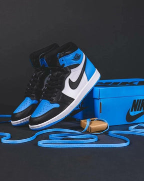 Nik ee Air Jordan Retro 1 High UNC Toe