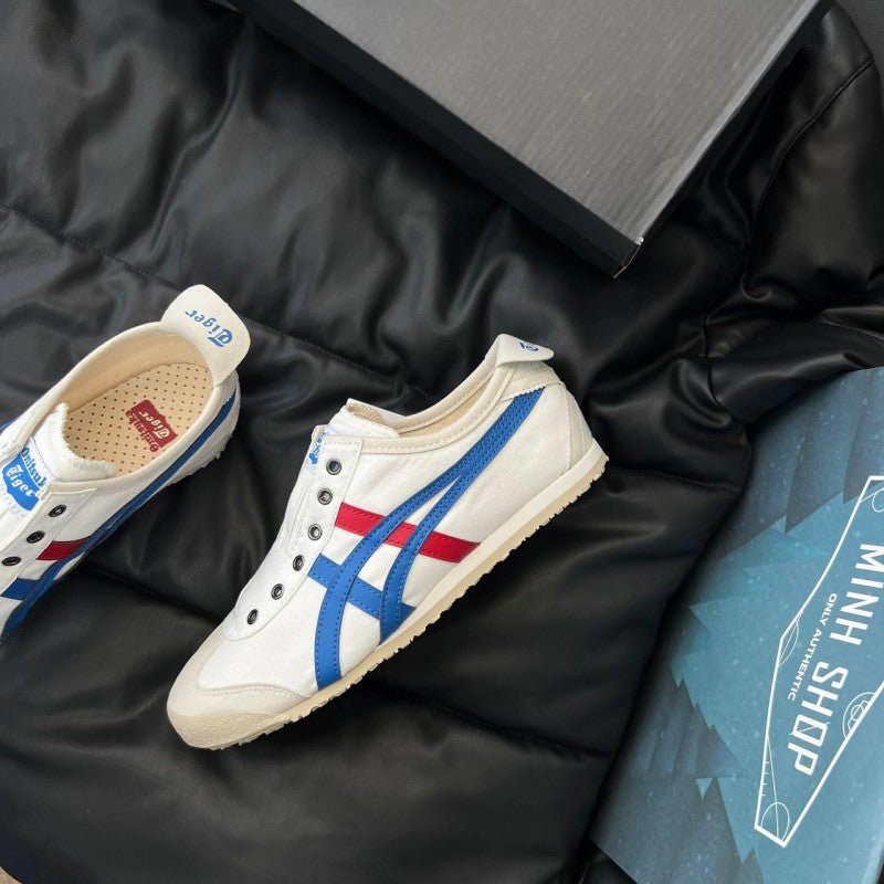 Onitsuka Tiger Mexico 66 Slip On Blue Red