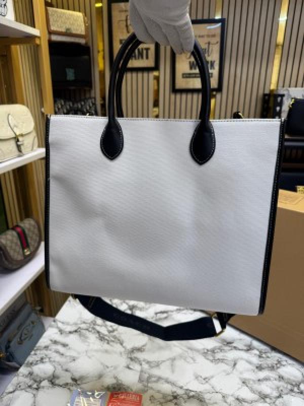 Coach  Ace  Tote  Bag  Carryall  With  Box  And  Dust  Bag  (White)