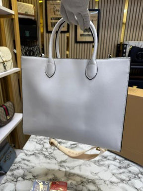 Coach  Ace  Tote  Bag  Carryall  With  Box  And  Dust  Bag  (Full  White)