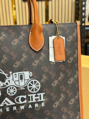 Coach  Ace  Tote  Bag  Carryall  With  Box  And  Dust  Bag  (Horseferry)