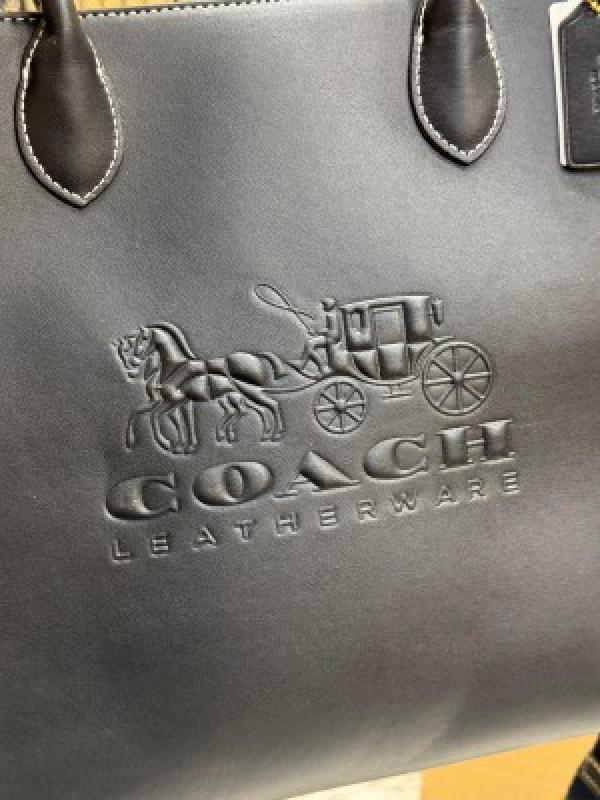 Coach  Ace  Tote  Bag  Carryall  With  Box  And  Dust  Bag  (Black)