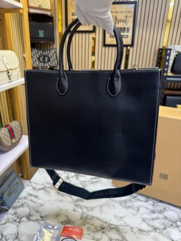 Coach  Ace  Tote  Bag  Carryall  With  Box  And  Dust  Bag  (Black)