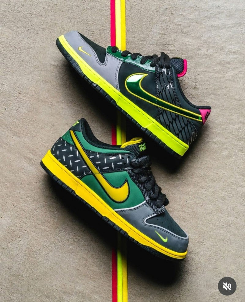 Nikee X DOAF Dunk Low What The Duck University of Oregon