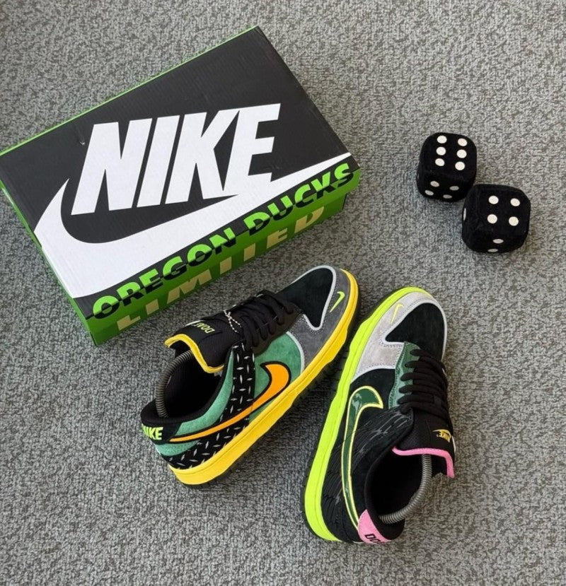 Nikee X DOAF Dunk Low What The Duck University of Oregon
