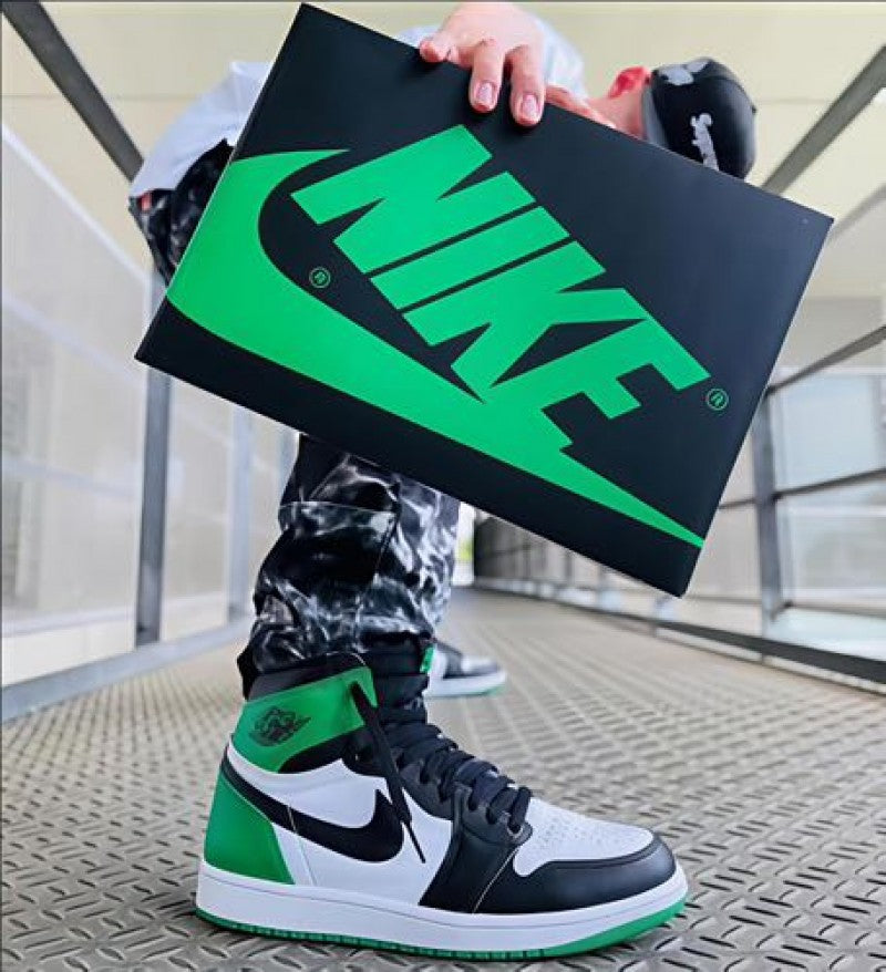 Nik.e Air Jorda.n Retro 1 High Lucky Green Semi UA