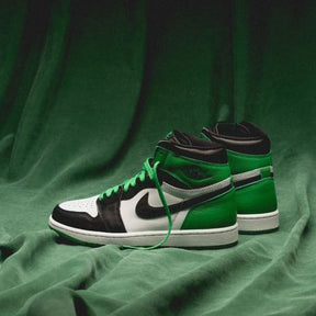 Nik.e Air Jorda.n Retro 1 High Lucky Green Semi UA