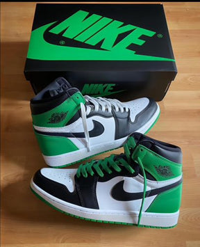 Nik.e Air Jorda.n Retro 1 High Lucky Green Semi UA
