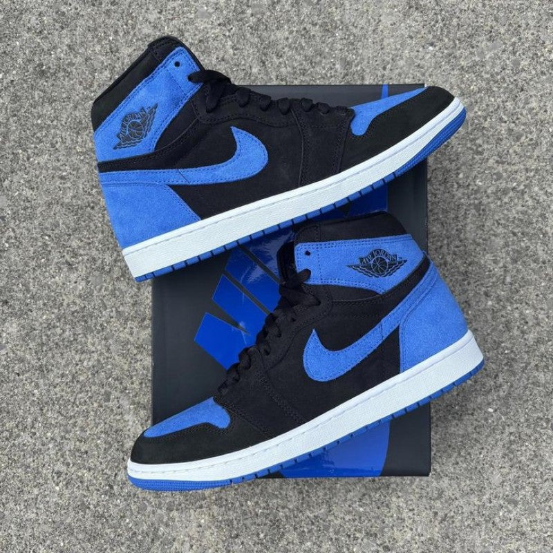 Nik e Air jordan retro 1 high royal reimagined blue