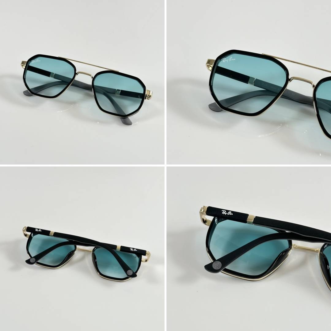 Rayban 3162 Gold Sea Green