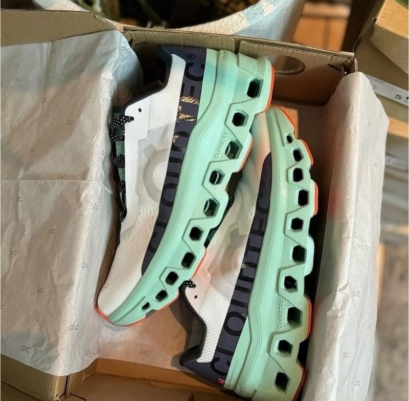 On CloudMonster Undyed White Creek Running Shoes 189