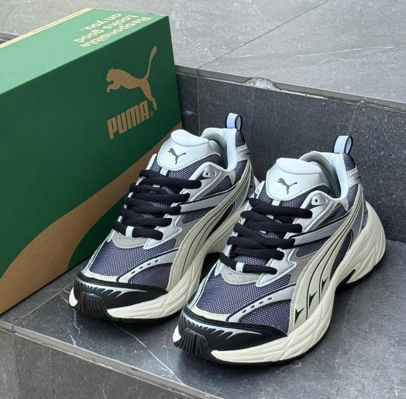 Pum a Morphic Retro Cream Black