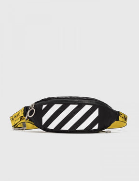 Off White Binder Nylon Waist Fannypack Track Belt Bag With Dust Bag (1955 1)