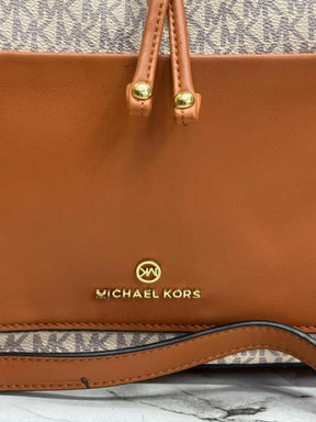 Michael  Kors  Maeve  Medium  Bucket  Bag  With  Dust  Bag  Beige  Brown  100829