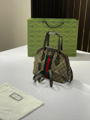 Gucci  ophidia  dome  top  handle  bag  with  dust  &  carry  bag