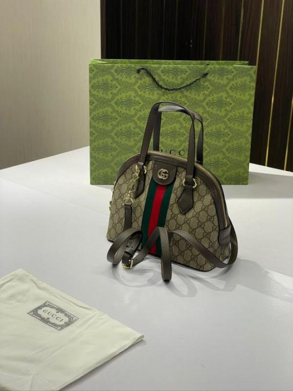 Gucci  ophidia  dome  top  handle  bag  with  dust  &  carry  bag