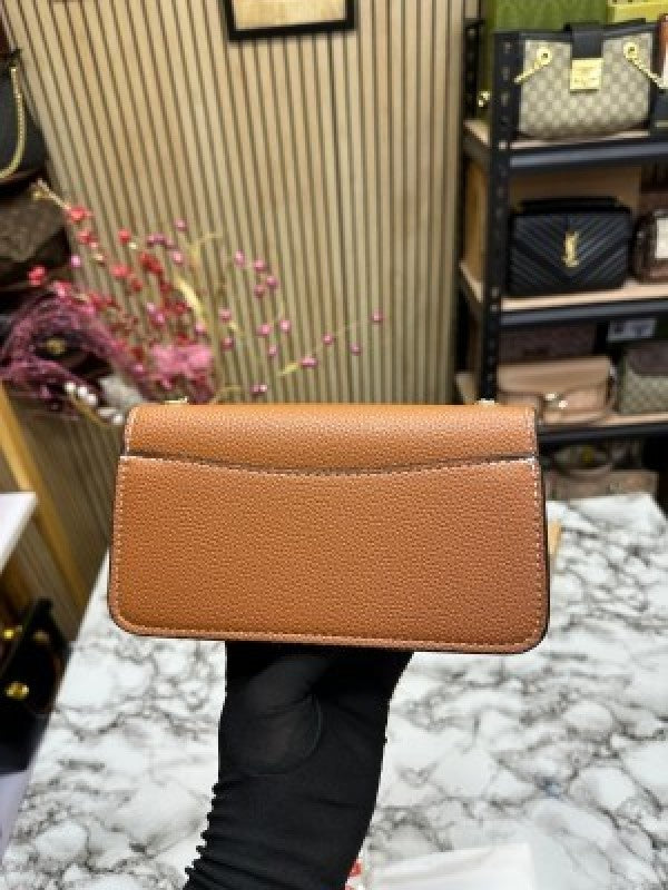 COAC  H MORGAN CROSSBODY WITH OG DUST BAG & BOX PREMIUM QUALITY [ LIGHT COFFEE]