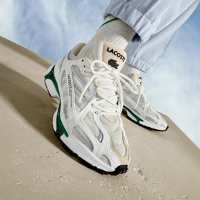 Lacost e L003 White Green Sneakers 1045