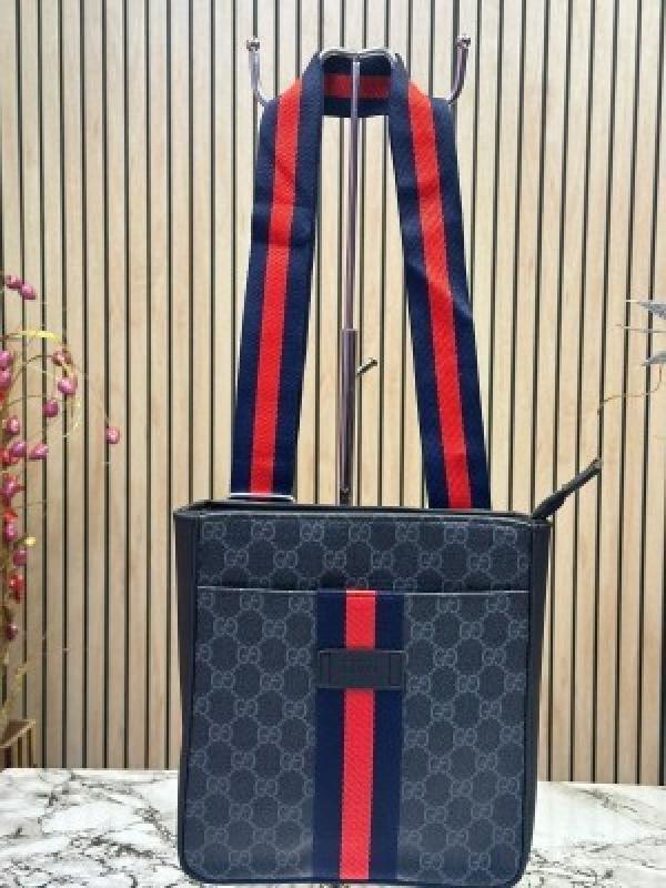 GUCC  I LUXURY SIDE BAG WITH DUST BAG HEAVY QUALITY (GREY) 8011G