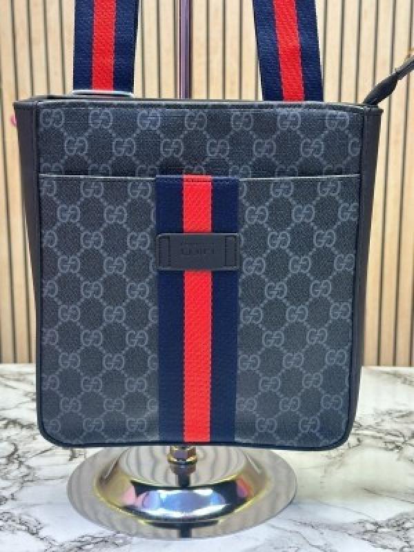 GUCC  I LUXURY SIDE BAG WITH DUST BAG HEAVY QUALITY (GREY) 8011G