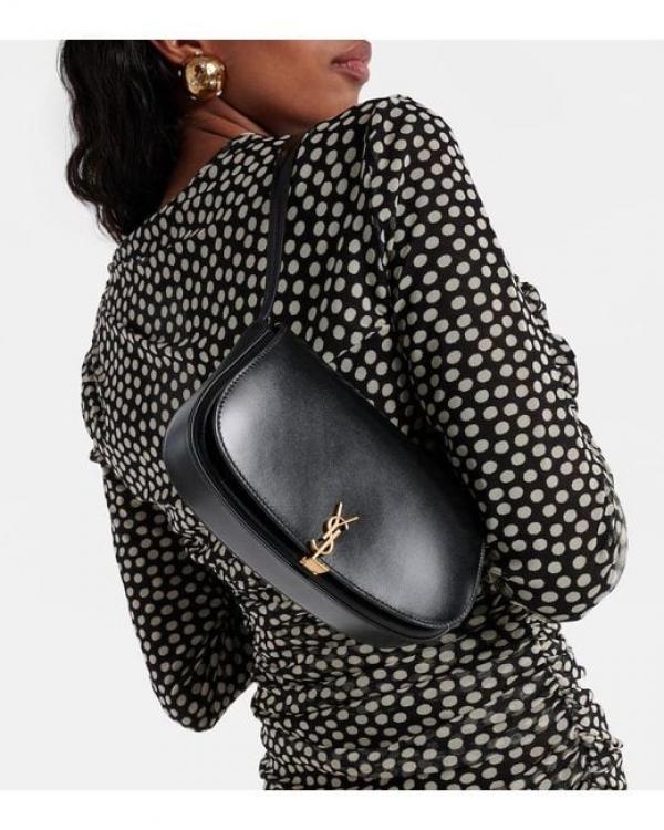 YSL Saint Laurent Crossbody & Shoulder Bag Cassandra Voltaire Mini Black With Dust Bag & OG Box 6064