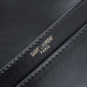YSL Saint Laurent Crossbody & Shoulder Bag Cassandra Voltaire Mini Black With Dust Bag & OG Box 6064
