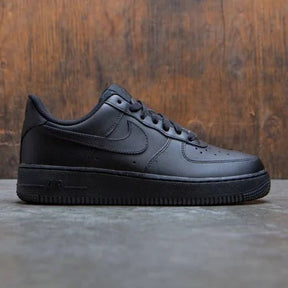 NIK E AirFORCE 1 BLACK PREMIUM LEATHER