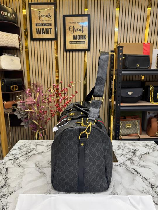 GUCC  I DUFFLE WITH DUST BAG PREMIUM QUALITY (BLACK)