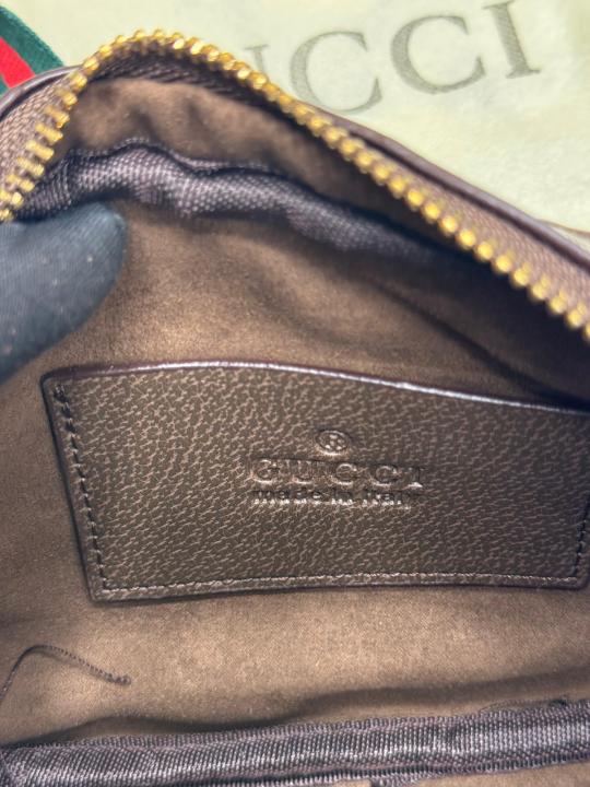 Gucci  GG  Supreme  Sling  Bag  With  Magnetic  Box  And  Dust  Bag  Including  CarryBag