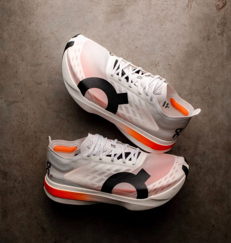 On Cloudboom Strike White Orange