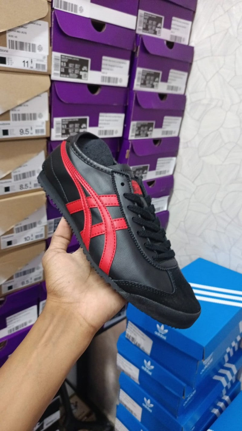 Onitsuka Tiger Mexico 66 Black Classic Red #185