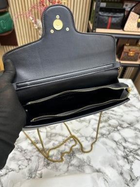VALENTIN  O GARAVANI MINI LOCO CROSSBODY BAG WITH OG BOX AND DUST BAG (BLACK) (S20)