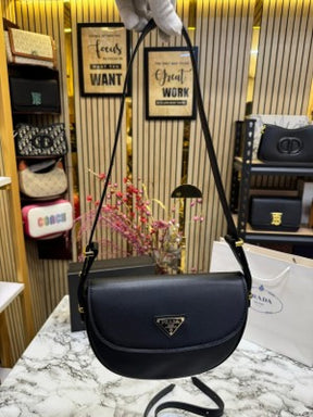 Prada  Moon  Pardieu  Shoulder  Bag  With  Box  And  DustBag  Including  CarryBag  (Black)