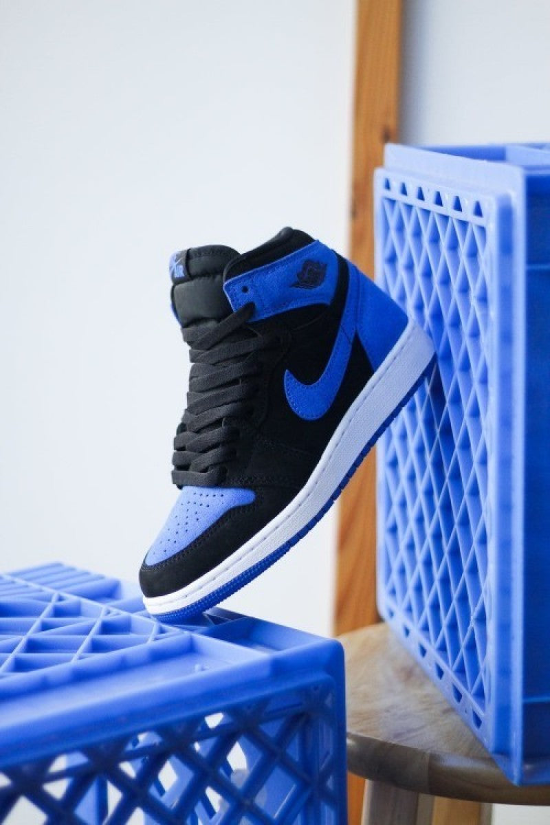 Nik ee Air Jordan Retro 1 High Royal Reimagined Semi UA