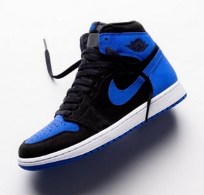 Nik ee Air Jordan Retro 1 High Royal Reimagined Semi UA
