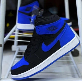 Nik ee Air Jordan Retro 1 High Royal Reimagined Semi UA