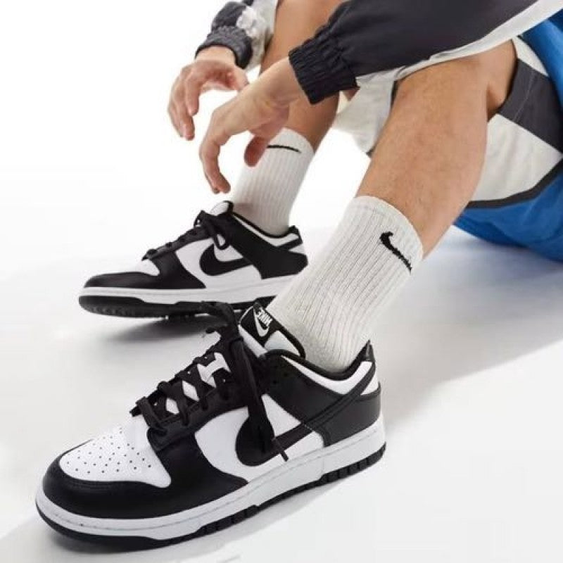 E sb dunk panda men leather quality