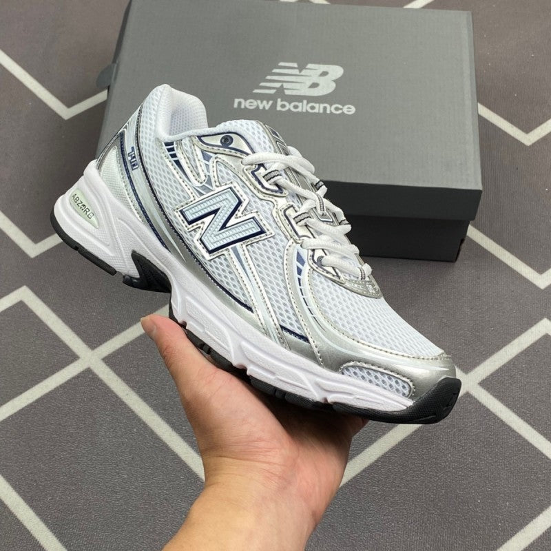 new Balancee Unisex 740 Navy with White and Shadow Grey