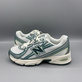 New Balance 740 Trainers White Marsh Green Casual Shoes