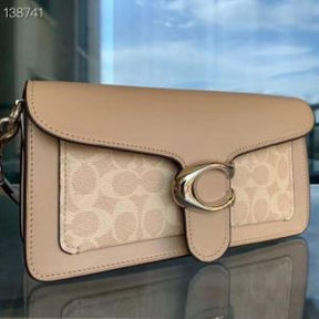 Coach  Tabby  26  Shoulder  Bag  With  OG  Box  &  Dust  Bag  (Beige  Cream)  5228