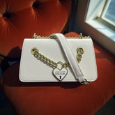 VERSACE  JEANS  COUTURE  Deluxe  Chain  Black  Messenger  Bag  with  box  2097