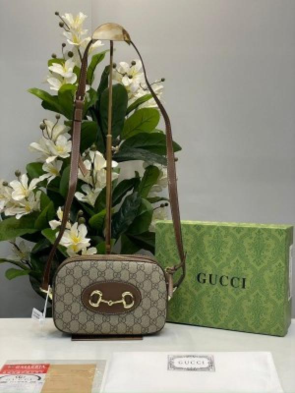 Gucci  horsebit  camera  bag  with  og  box  carrybag  1136