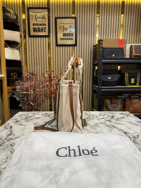 Chloe Premium Quality Handbag With Dust Bag (Cream)