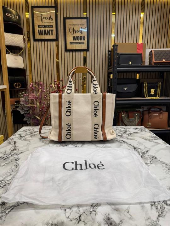 Chloe Premium Quality Handbag With Dust Bag (Cream)